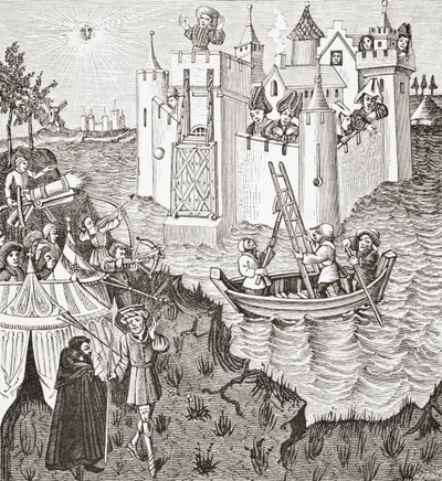 Kærlighedernes Slot, 1878 af English School